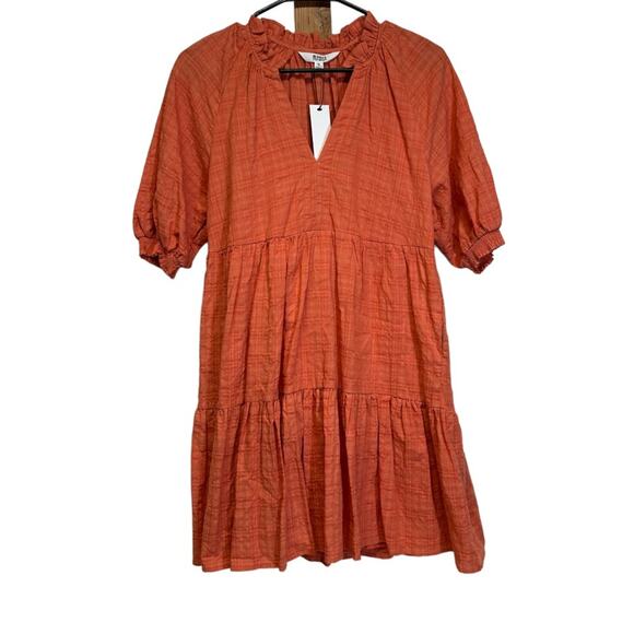 BB Dakota by Steve Madden Hustle and Glow Pink Coral Mini Dress Size S - Picture 3 of 10